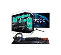 PC Gamer complet Nitropc Pack Platinum - AMD Ryzen 7 7800X3D, RX 7800 XT 16GB, RAM 32GB, M.2 2TB, Win11, WiFi - Écran 27 2K curvo et accessoires