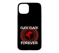 PC Gamer Mechanical Keyboard Click Clack Forever Coque pour iPhone 15 Plus
