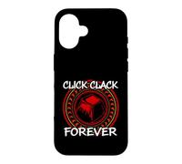 PC Gamer Mechanical Keyboard Click Clack Forever Coque pour iPhone 16