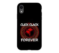 PC Gamer Mechanical Keyboard Click Clack Forever Coque pour iPhone XR