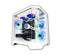 NitroPC - PC Gaming Avancé Gold Plus (Intel Core i5 12400F 4.40GHz, RX 6600 8Go, RAM 16Go, M.2 1To, Windows 11, éclairage RGB, WiFi) Ordinateur de Bureau, PC Gamer (Blanc)