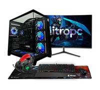 PC Gamer complet Nitropc Pack Diamond - Intel i7-12700KF, RTX 4060 8GB, RAM 32GB, M.2 2TB, Win11, WiFi - Écran 27 FullHD curvo et accessoires