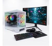PC Gamer - Pack DSGate M6-IV White - Intel i5-12400F - RTX 5060 8Go - Écran 24,5'' 165Hz