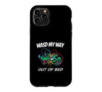 PC Gamer WASD My Way Out of Bed Funny Gaming Coque pour iPhone 11 Pro