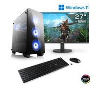 PC Gaming - CSL Computer - M11280H - Ryzen 7 5700G - 16 Go DDR4 - SSD 1000 Go - 27 pouces WQHD