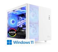 PC Gaming CSL M11850H AMD Ryzen 7 8700F 8x 4100 MHz GeForce RTX 5070 32 Go DDR5 RAM M.2 SSD 2000 Go Windows 11 Famille Blanc