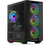 PC de Jeu avec Windows 11 Famille, AMD Ryzen 5 7600 6X 3800 MHz, 1000 Go M.2 SSD, 16 Go DDR5-RAM, Radeon RX 6600, Carte mère ASUS, USB 3.2, M10500H