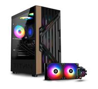 PC Gaming PC Racing Delta - Intel Core i5 13400F, RAM 16 Go, M.2 1 To, RTX 5060, Refroidissement liquide 240mm, Windows 11 Pro, Wifi, PC Gamer