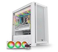 PC Gaming PC Racing Sigma - Ryzen 7 7800X3D, RAM 32 Go, M.2 2 To, RTX 5070, Refroidissement liquide 360mm LCD, Windows 11 Pro, Wifi, PC Gamer