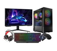 VIST PC Gaming Ryzen 7 5700G - RAM 32Go - RX VEGA8 - SSD 1To M.2 - WIFI - LCD 24 - Windows 11 Pro Noir