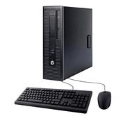 PC HP 800 G1 SFF I5-4570 RAM 16Go SDD 240Go 2To HDD DVD Clavier Souris W10 Wifi