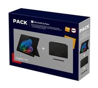 Pack PC 2 en 1 Microsoft Surface Pro 11ème Edition 13" Ecran tactile Qualcomm Snapdragon® X Elite 16 Go RAM 512 Go SSD Noir + Clavier Surface Pro Noir avec emplacement stylet + Stylet Surface Slim Pen
