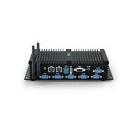 PC Industrial Win 11 8th Gen Core i7 Industriel pc Desktop RS232 COM x 6 | Dual 2.5g Lan mini Pc Sans ventilateur Linux, 8GB RAM 512GB SSD, HD, VGA, Wi-fi, BT 4.0, 3G/4G SIM Card Slot, Auto Power On