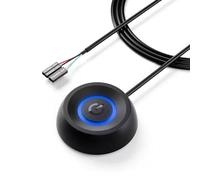 PC Interrupteur d'alimentation,Interrupteur Ordinateur de Bureau Câble D'extension,Bouton d'alimentation Externe pour PC avec lumière LED,5 M Bouton Power PC Externe