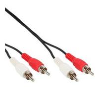 InLine 89931 câble audio 10 m 2 x RCA Noir