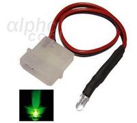 Pc-look - LED Ultra Luminescente sur Molex 4 points - 5 mm - Vert G