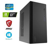 PC MSI intel i5-12400F - GT 710 2GO - 16Go Ram - SSD 1To - MSI PRO Shield M100P - WIFI 7 - Windows 11