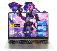 PC PortabIe - ACEMAGIC - 16""FHD . 16Go DDR4,512Go SSD - AMD Ryzen 4300U(Jusqu'à 3,70 GHz),WiFi, USB 3.2x3, Type c, windows 11 pro