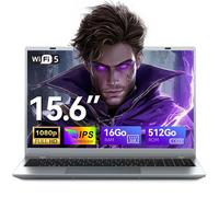 PC Portable 15 6"" FHD - Intel Pentium Gold 6500Y (Jusqu'à 3 4GHz) - 16Go RAM - 512Go SSD - Windows 11 Pro - Ordinateur