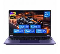 PC Portable 15 6"" IPS-Intel M3-8100Y-Intel® UHD Graphics 615 -16Go RAM 512Go SSD- Windows 11 Pro- Écran tactile Ordinateur Portable