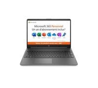 PC Portable 15S-FQ0024NF - 15,6 FHD - Celeron N4120 - RAM 4 Go - 128Go SSD - Win 11 -Microsoft 365 Personnel inclus 1 an- AZERTY