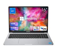 PC Portable 16"" ACEMAGIC AceBook 16, 16Go RAM 512Go SSD Extension 2TB, intel N97(Jusqu'à 3,60 GHz)Dépasser N95, WiFi, BT5.0, Laptop