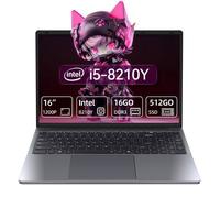 PC portable 16""-Intel Core i5-8210Y(Jusqu'à 3,6 GHz)-16Go RAM DDR3 512Go SSD-Windows 11Pro-RJ45-WIFI-Ordinateur Portable