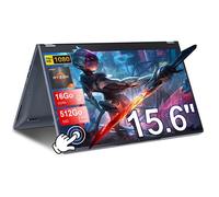 PC Portable 2-en-1 15,6"" FHD Écran Tactile - AMD Ryzen 5 7430U(6C/12T), 16Go RAM DDR4, 512Go SSD - Windows 11 Pro, WiFi 5/BT 5.0