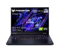 PC portable Acer Predator Helios 16 PH16-72-799D 16 WQXGA 240 Hz Intel Core i7 32 Go RAM 2 To SSD Nvidia GeForce RTX 4070 Noir