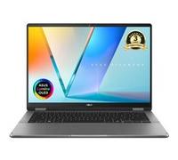 ASUS Ordinateur 2-en-1 VivoBook 14 Flip OLED TP3407 – Core Ultra 7 – 16 Go – 512 Go – Gris