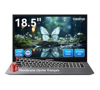 PC Portable Blackview Acebook 10 - 15,6 pouces FHD+, Intel N150 - RAM 16 Go - 512 Go SSD - Windows 11 Home - QWERT - Gris