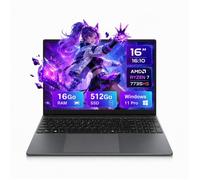 PC Portable Blackview Gamibook6 AMD Ryzen 7 7735HS 16 pouces FHD+ 16Go RAM 512Go SSD Ordinateur Portable avec Film de clavier AZERTY