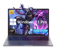 PC Portable Gamer Blackview GamiBook 8, 16"" FHD+, RAM 16Go 512Go SSD, AMD Ryzen 7 7435HS, Windows 11 Pro Ordinateur Portable - Gris