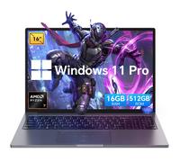 PC Portable Gamer Blackview GamiBook 8, 16"" FHD+, RAM 16Go 512Go SSD, AMD Ryzen 7 7435HS, Windows 11 Pro Ordinateur Portable - Gris