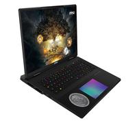 MSI Titan 18 HX Dragon Edition Norse Myth A2XWIG-284FR Intel Core Ultra 9 285HX Ordinateur portable 45,7 cm (18") UHD+ 64 Go DDR5-SDRAM 6 To SSD NVIDIA GeForce RTX 5080 Wi-Fi 7 (802.11be) Windows 11 Pro Français Noir