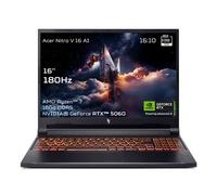 PC portable gaming Acer Nitro V 16 AI ANV16-42-R3JW 16" WUXGA 180 Hz AMD Ryzen™ 7 16 Go RAM 512 Go SSD Nvidia GeForce RTX 5060 Noir