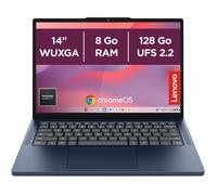 PC portable Lenovo Chromebook 14M8911 14"" MediaTek Kompanio 8 Go RAM 128 Go eMMC Bleu Cosmique