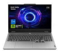 PC portable Lenovo gaming LOQ 15IRX10 15,6"" Full HD 144 Hz Intel® Core™ i7 24 Go RAM 1 To SSD Nvidia GeForce RTX 5060 Gris luna