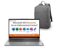 Lenovo IdeaPad 1 15IJL7 Intel® Celeron® N N4500 Ordinateur portable 39,6 cm (15.6") Full HD 4 Go DDR4-SDRAM 128 Go eMMC Wi-Fi 6 (802.11ax) Windows 11 Home in S mode Français Gris