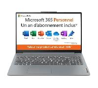 PC Portable LENOVO IdeaPad Slim 3 15AMN8 Windows 11 - 15'' FHD TN - Athlon 10 - RAM 8 Go - SSD 128 Go - AZERTY
