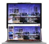 PC portable Lenovo ThinkBook Plus Gen 6 Rollable 14” POLED 120 Hz Copilot+PC Intel® Core™ Ultra 7 32 Go RAM 1 To SSD Gris