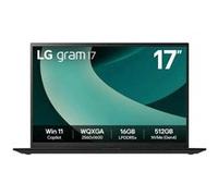 LG Gram 17Z90T Intel Core Ultra 7 255H Ordinateur portable 43,2 cm (17") WQXGA 32 Go LPDDR5x-SDRAM 1 To SSD Wi-Fi 7 (802.11be) Windows 11 Home Espagnole Noir