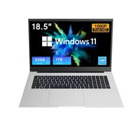 PC Portable - Windows 11 - 18.5" HD - RAM 16GB - SSD 1TB - Intel Alder Lake N150 - Déverrouillage par Empreinte Digitale - AZERTY