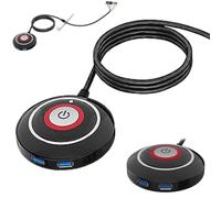 PC Potence Switches - Bouton de télécommande, châssis USB Hub Ports