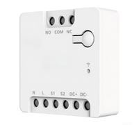 PC pour Zigbee Dry pour contact Switch 12-48V DC Garage Door PC | Sans couture pour l'intégration zigbee, fonctionne hors ligne, compatible avec hub, automatisation fiable