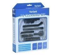 PC SÃ ¤ uberungsset (universel), Tuyau 90 cm, avec 5 accessoires rstã ¼ cke : 2 Pinceau, 1 verlã © de rallonge, 1 angle, 1 mini Suceur plat, universel, convient pour presque toutes marque de nettoyage, Idéal Pour techniques Service, idéal pour PC