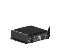 PC sans Ventilateur Industrie Computer Linux/WIN11, Core i5 10210U Ordinateur de Bureau, 6X RS232/RS485 COM, GPIO, 4G/5G SIM Slot, HD, DP, Type-C, WiFi, Dual LAN PC Industrial, 32GB RAM 512GB SSD