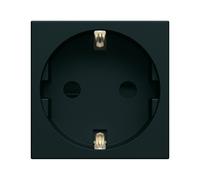 PC Schuko 2P+T night - APPAREILLAGE MURAL GALLERY HAGER WXF160N