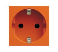 PC Schuko 2P+T orange - APPAREILLAGE MURAL GALLERY HAGER WXF160E