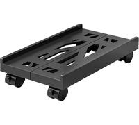pc stand, pc stand, pc stand, under desk pc stand, pc stand, desktop stand, universal adjustable stand with casters (black)